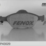 Колодки тормозные дисковые Ford Fusion, Fiesta IV 95-02, Fiesta V 02-, KA 03-08, Puma 97-, Ma FENOX