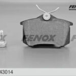 Колодки задние Audi A4, A6, A8, TT, CITROEN C3, C4, Berlingo, PEUGEOT 307, 308 BP43014 FENOX