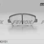 Колодки тормозные дисковые Hyundai Solaris, Accent IV 10-40 11-, Kia Rio III 11- FENOX
