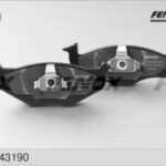 Колодки тормозные дисковые VW Fox, Lupo I, Polo III-V, Skoda Fabia Praktik, Fabia I-II, Seat FENOX