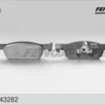 Колодки передние RENAULT LOGAN II, LADA X-RAY BP43282 FENOX