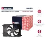 Вентилятор радиатора Chevrolet Cruze I 09- / Orlando I 10 MARSHALL MB1831