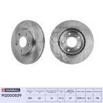 Тормозной диск передний Hyundai i30 II 11-, Kia Cee'd II, III 14- MARSHALL M2000539