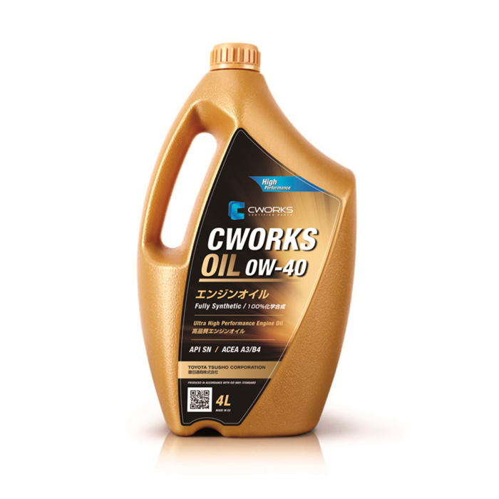 Масло моторное OIL 0W-40 A3/B4 4L A130R6004 CWORKS — изображение 1