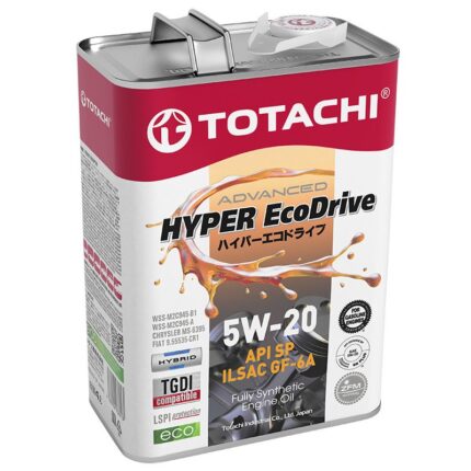 Масло моторное Hyper Ecodrive 5W20 4л TOTACHI E1404