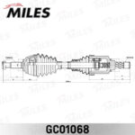 Приводной вал LADA X-RAY 15-/SANDERO II 14- лев.(КПП Renault JR5) MILES GC01068 — изображение 3