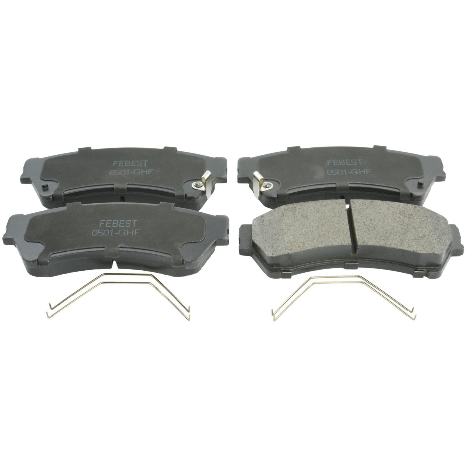 0501-GHF.jpg Колодки передние MAZDA 6 GH 2008-2013 0501-GHF FEBEST — изображение 1