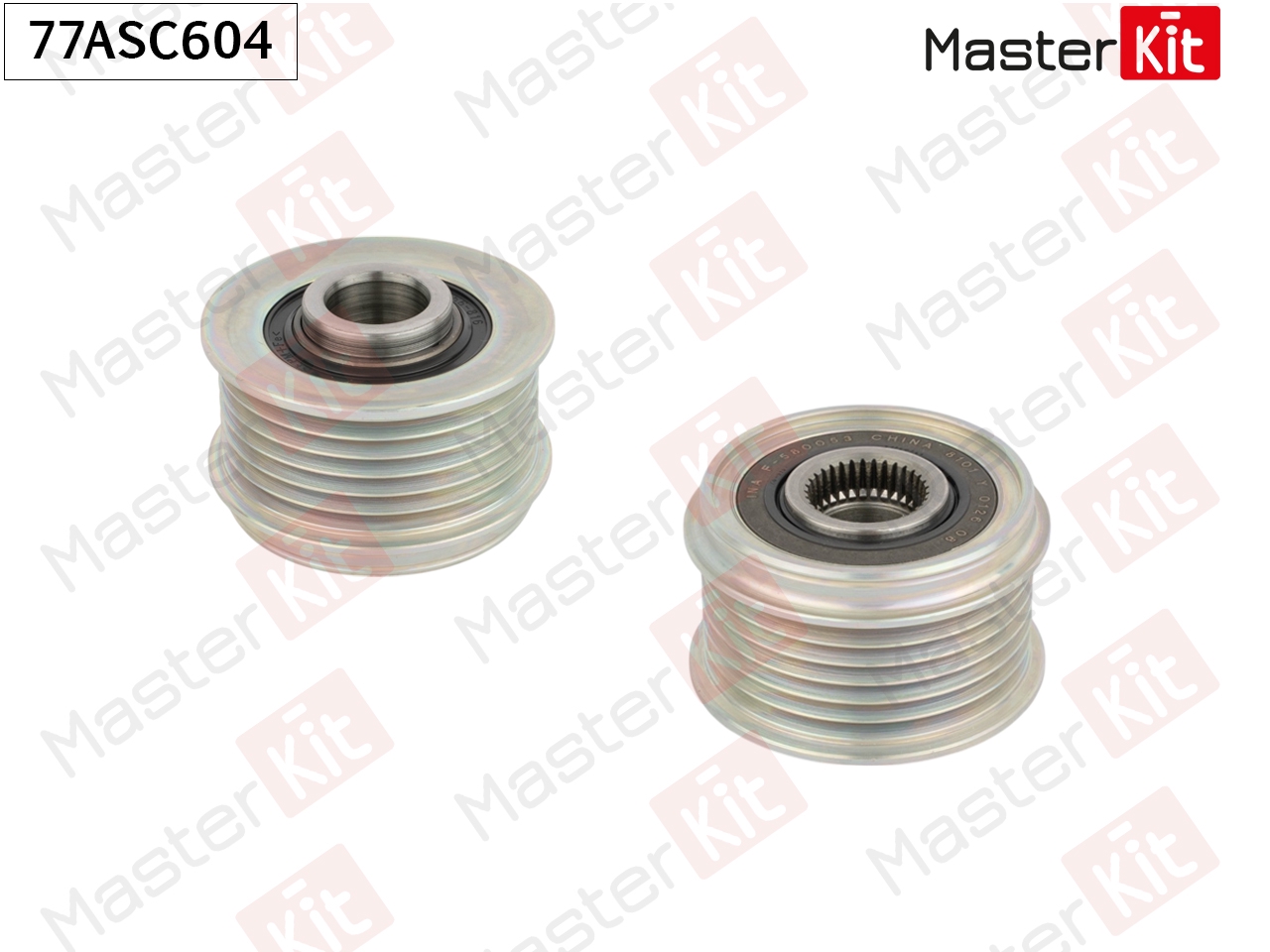 77ASC604-MASTERKIT Шкив генератора TOYOTA AURIS/AVENSIS/RAV IV MASTERKIT 77ASC604 — изображение 1