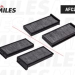 Фильтр салона угольный (упаковка 2шт.) MITSUBISHI COLT/CARISMA/PAJERO SPORT/SPACE STAR AFC2175 AFC2175-MILES