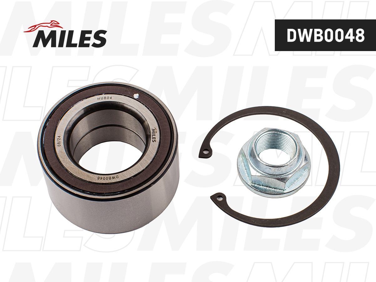 DWB0048-MILES Подшипник ступицы передний FORD B-MAX/FIESTA VI/MAZDA 2 II 07- (SKF VKBA 6653) DWB0048 DWB0048-MILES — изображение 1