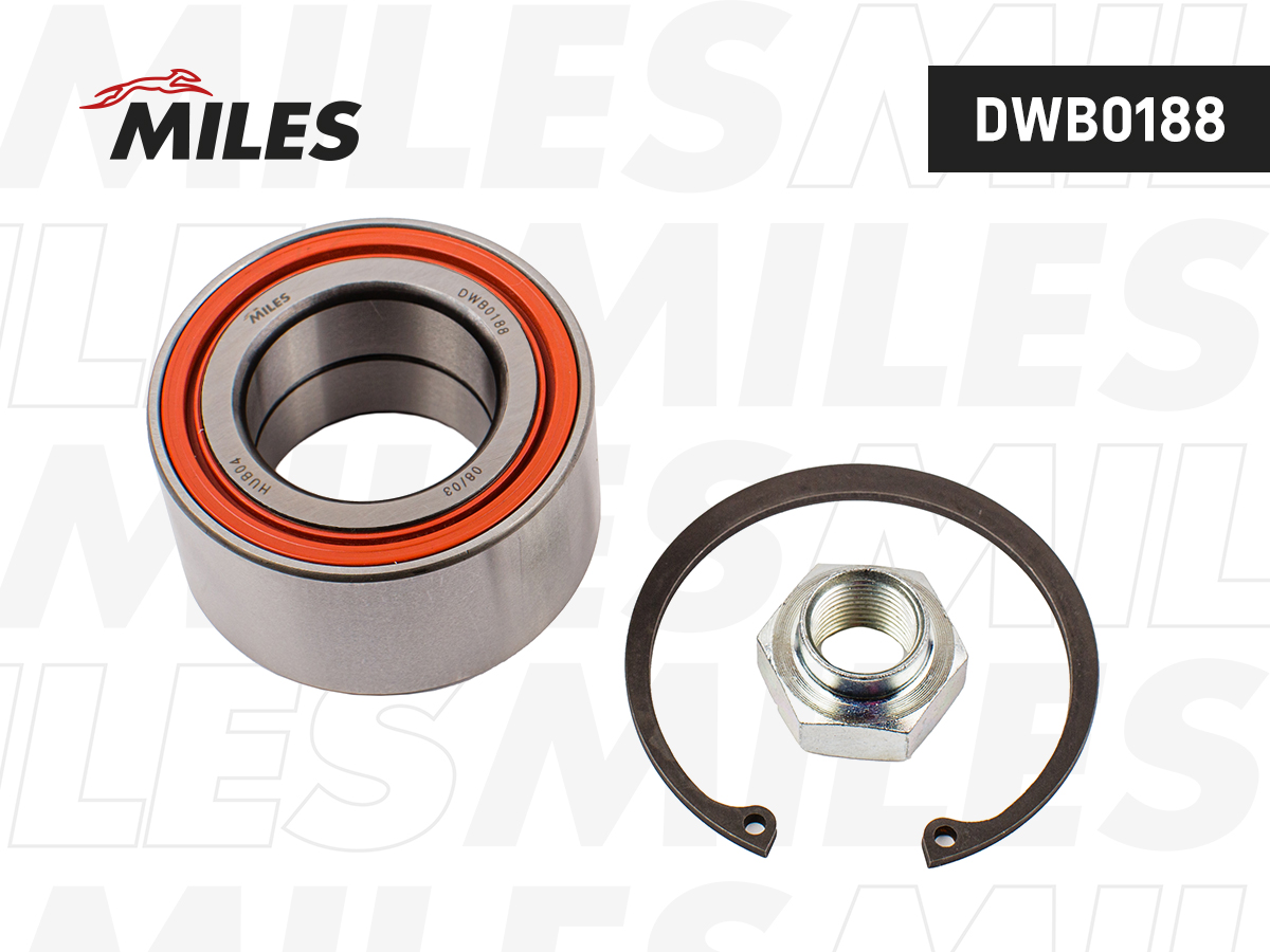 DWB0188-MILES Подшипник ступицы SUZUKI SWIFT III/LIANA/IGNIS 01- пер. DWB0188 DWB0188-MILES — изображение 1