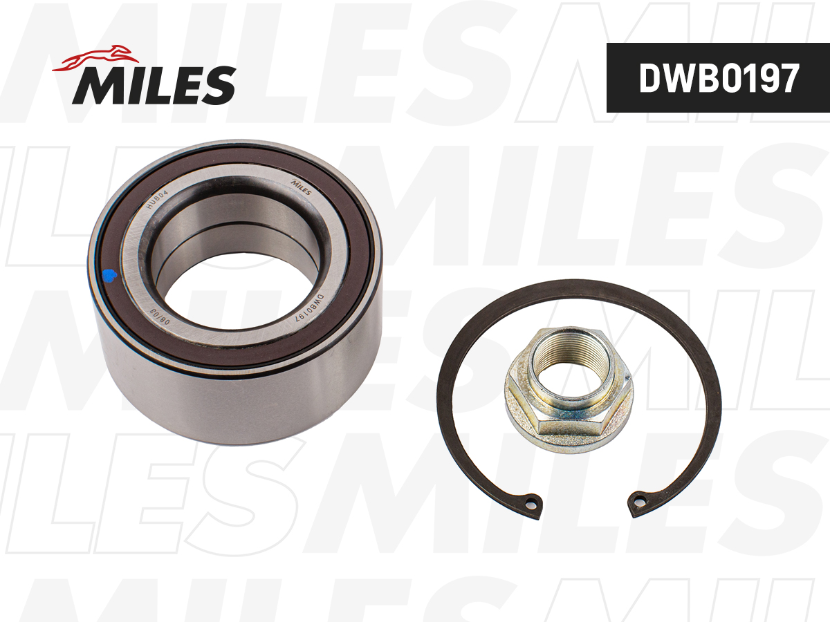 DWB0197-MILES Подшипник ступицы HONDA ACCORD VIII 08-11 пер. DWB0197 DWB0197-MILES — изображение 1