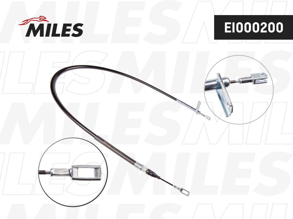 EI000200-MILES Трос стояночного тормоза правый MERCEDES BENZ C (W202) EI000200 EI000200-MILES — изображение 1