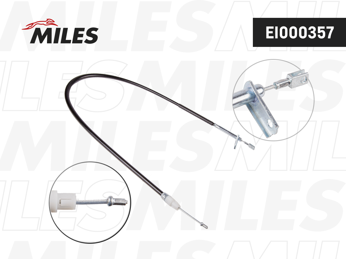 EI000357-MILES Трос стояночного тормоза левый MERCEDES W203 EI000357 EI000357-MILES — изображение 1