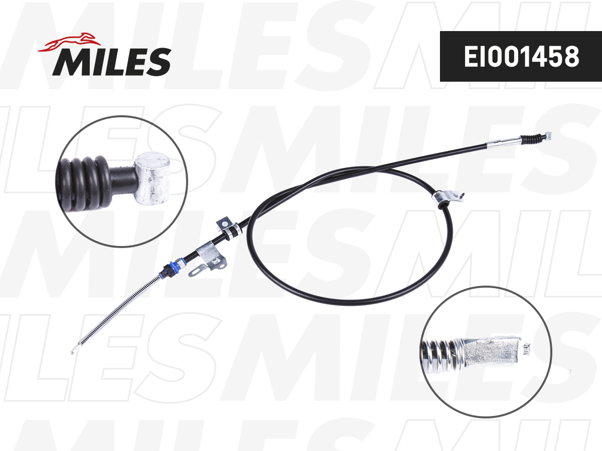 EI001458-MILES Трос стояночного тормоза левый COROLLA E12 04-06 EI001458 EI001458-MILES — изображение 1