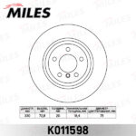 Диск тормозной задний D330мм BMW X3 F25 10- (TRW DF6352S) K011598